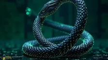 فیلمی نادر از ماری که بدن خودش را می‌خورد!