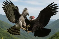 مبارزه مرگبار بین عقاب هارپی و کرکس آند؛ کدام‌یک پیروز نبرد خواهد بود؟