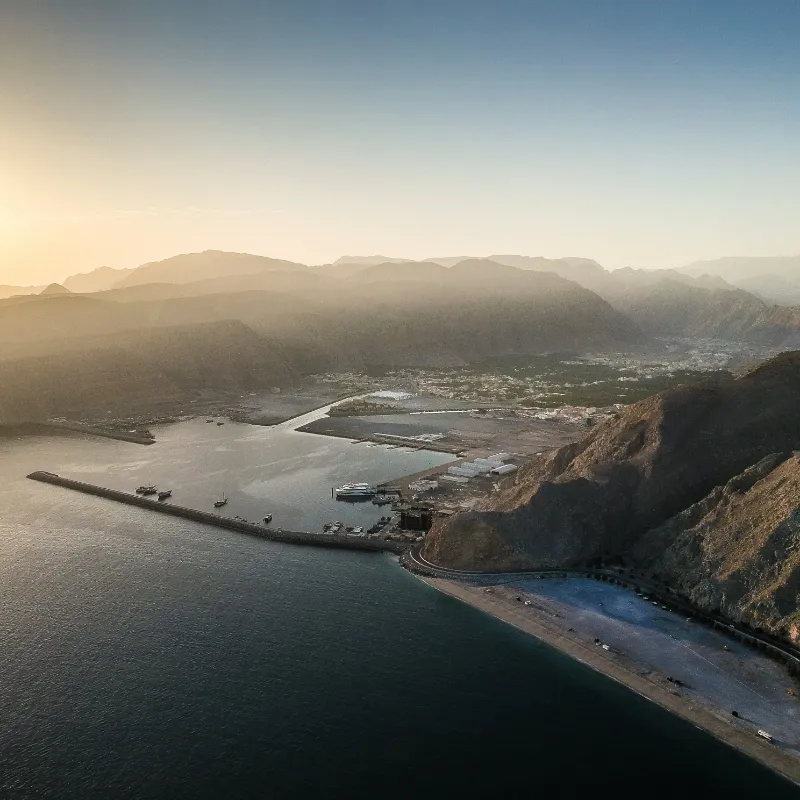 مسندم در عمان و جنوب خلیج فارس